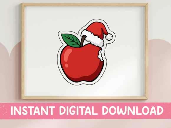 Christmas Apple Santa Hat SVG Review