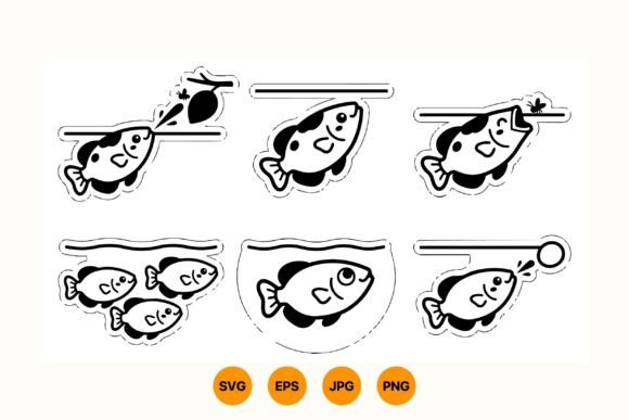Cute Fish Sticker Clipart Set Review