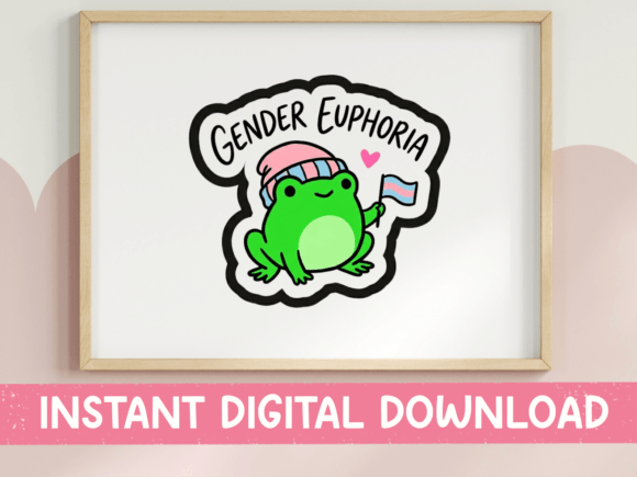 Gender Euphoria Frog SVG Embroidery Review