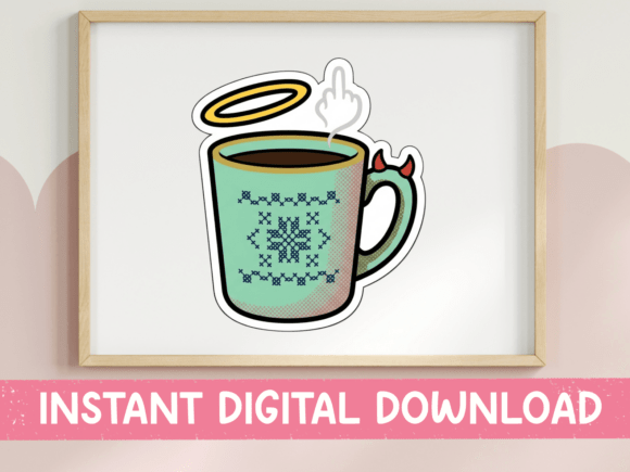 Holy and Unhinged Christmas Mug Sticker Review