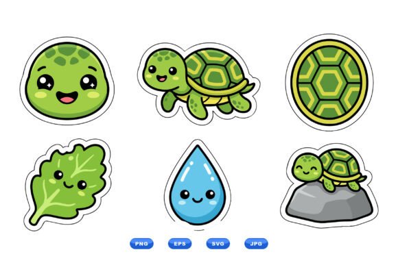 Kawaii Turtle Sticker Clipart Review