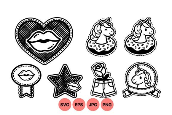 Retro Pop Art Sticker Icons Review