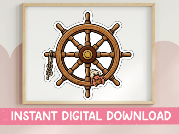 Ship Wheel Hermit Crab Sticker Review