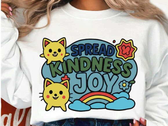 Spread Kindness Joy SVG PNG Quote Review