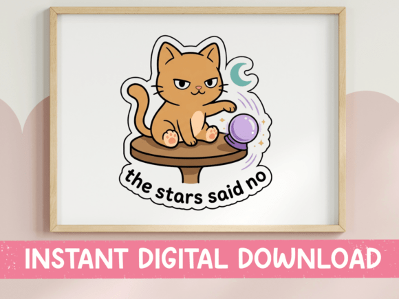 The Stars Said No Cat Sticker: A Designer’s Embroidery Review