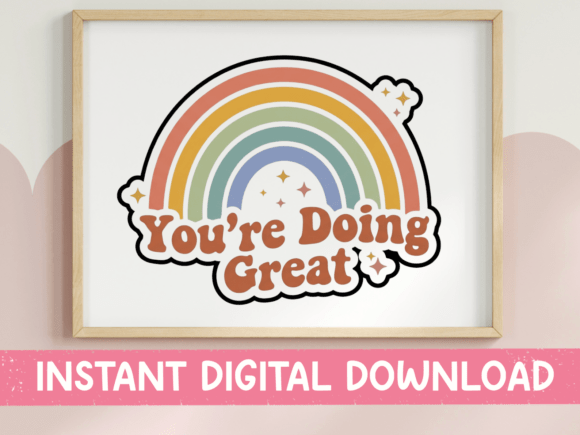 You Re Doing Great Rainbow Sticker Review
